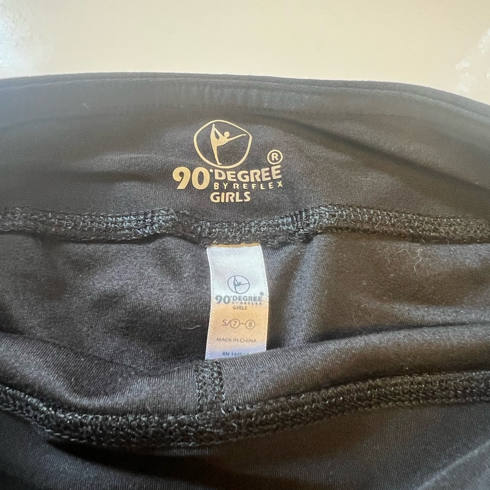 90 Degrees Girls Shorts Black Sz. S GUC